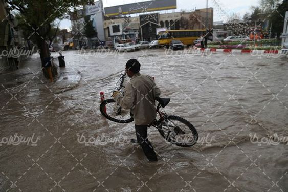 تصویر با کیفیت سیل شهری