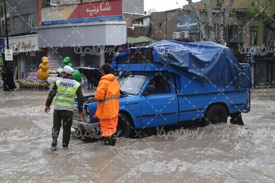 تصویر با کیفیت سیل شهری