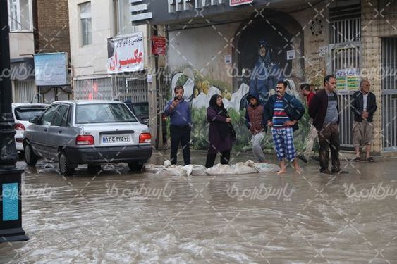 تصویر با کیفیت سیل شهری