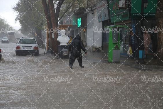 تصویر با کیفیت سیل شهری