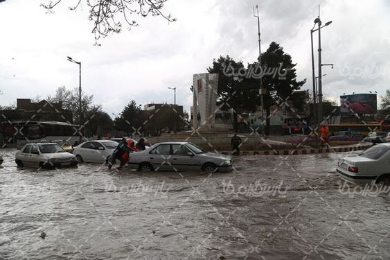 تصویر با کیفیت سیل شهری