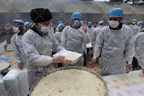 پخش غذای نذری