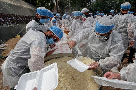 پخش غذای نذری