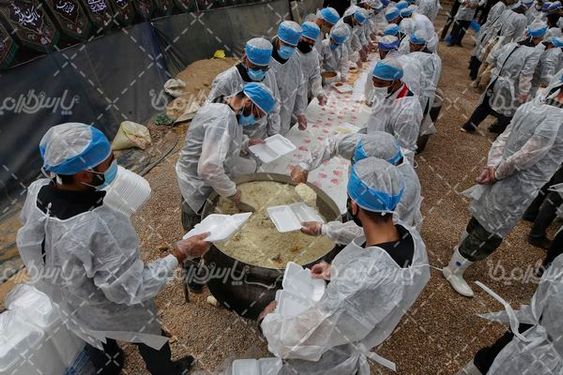 پخش غذای نذری