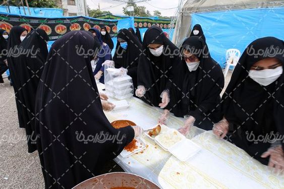 پخش غذای نذری