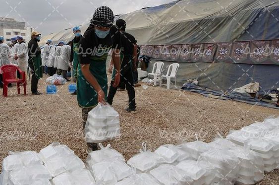 پخش غذای نذری