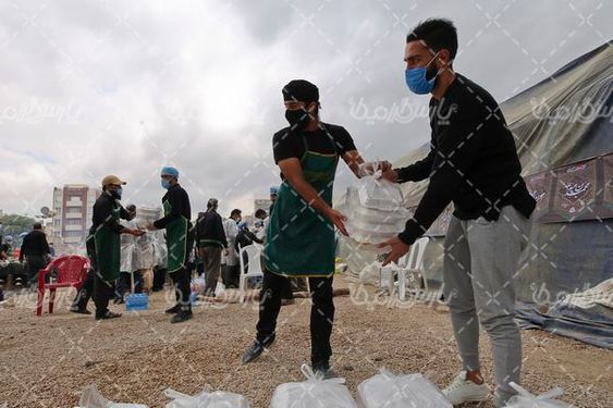 پخش غذای نذری