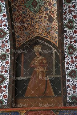 نگاره های داخلی باغ فین کاشان