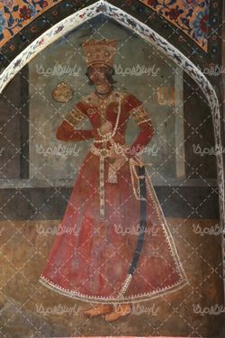 نگاره های داخلی باغ فین کاشان