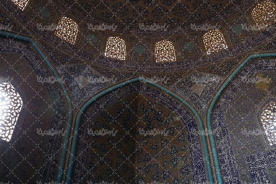 نمای داخل مسجد شیخ لطف الله