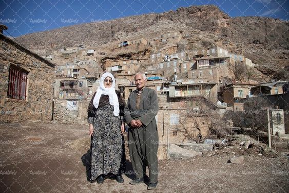 پیرمرد و پیرزن روستای زردوئی