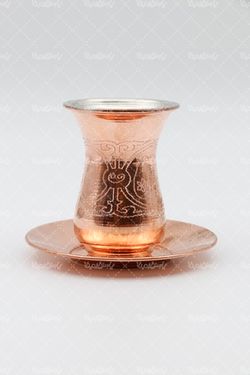 فنجان نعلبکی مسی