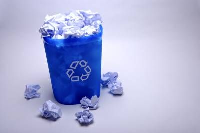 سطل بازیافت زباله کاغذی