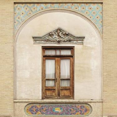 پنجره معماری ایرانگردی توریست تاریخی