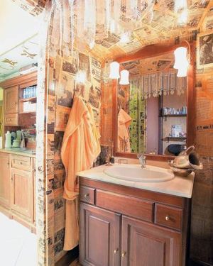 سرویس دستشویی آینه