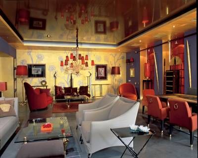 دکوراسیون لوستر میز مبل 