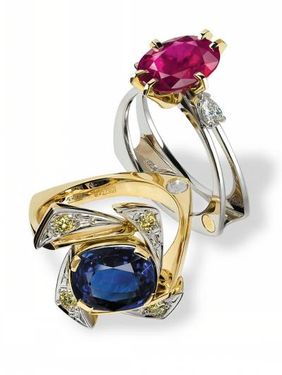 جواهرات انگشتر نگین دار 2