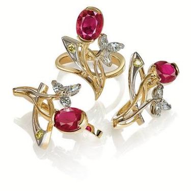 جواهرات گوشواره انگشتر