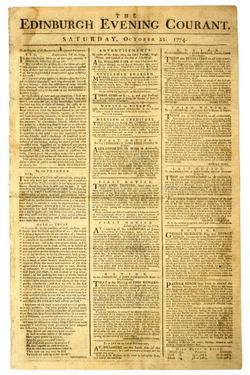 روزنامه مقاله دست نویس خارجی