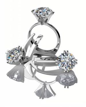 زیور آلات جواهرات حلقه گوشواره