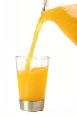 آب پرتقال کافی شاپ نوشیدنی