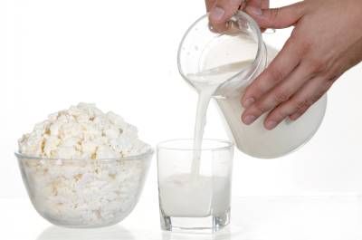 لبنیات شیر کره لیوان تغذیه سالم