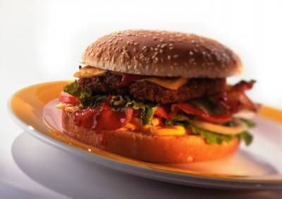 بشقاب ساندویچ مخصوص همبرگر