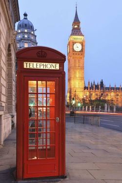 برج ساعت لندن باجه تلفن