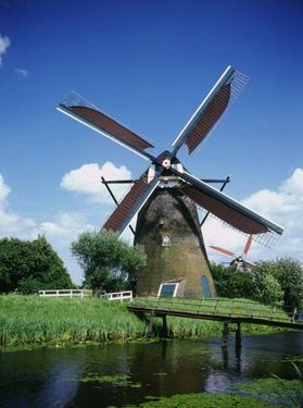 منظره طبیعت آسیاب رود آب