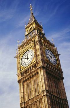 توریست برج ساعت لندن گردشگری