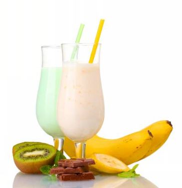 آبمیوه نوشیدنی شیر موز کیوی 