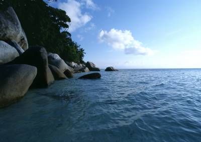 صخره سنگ ساحل دریا اقیانوس