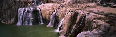 کوهستان صخره آبشار آب