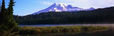 طبیعت منظره جنگل دریاچه کوه 5