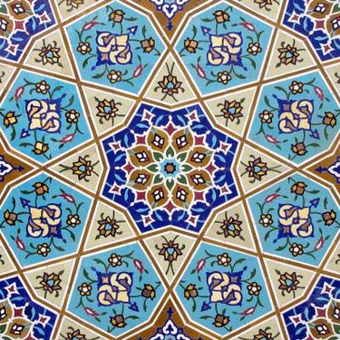 عناصر تزئینی دیوار مسجد جامع یزد 1 