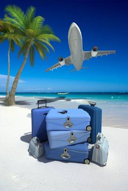 چمدان تور مسافرتی ساحل هواپیما