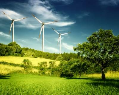توربین بادی انرژی منظره طبیعت
