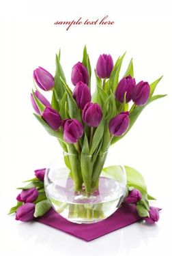 کارت پستال دسته گل