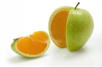 میوه آبمیوه پرتقال سیب
