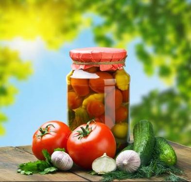 ترشیجات خوراکی گوجه سیر