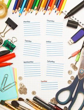 نوشت افزار برنامه هفتگی مداد