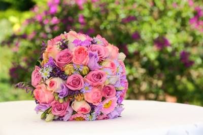 عروسی دسته گل طبیعی گلفروشی 1