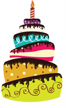 تولد قنادی کیک گرافیکی 2