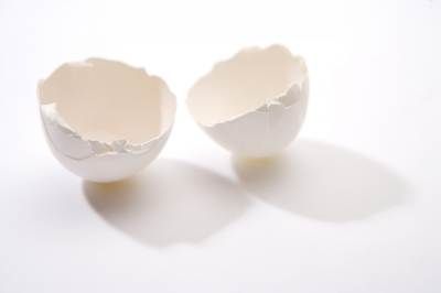 پوسته تخم مرغ شکسته