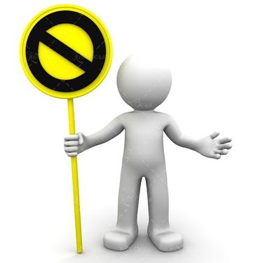 تابلوی ورود ممنوع زرد رنگ 