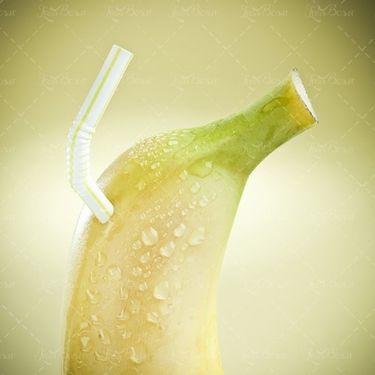 آب میوه طبیعی موز 