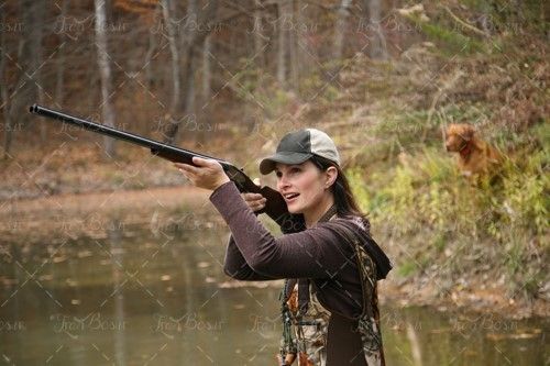 اسلحه شکاری تفنگ دریاچه شکار