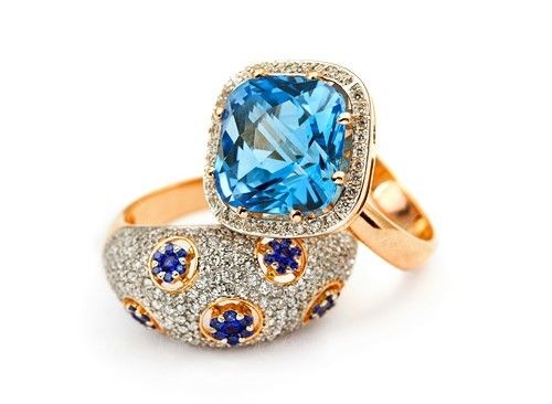 حلقه انگشتر حلقه با نگین برلیان 