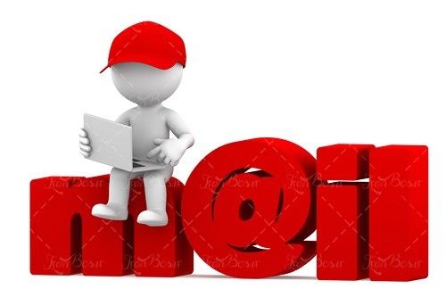 آدمک کلاه قرمز ایمیل اینترنت 