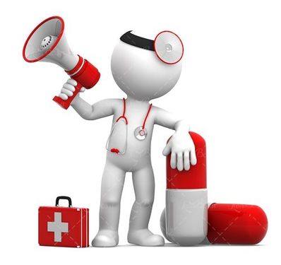 صلیب سرخ امدادگر بلندگو  